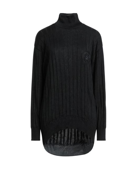Balenciaga Black Turtleneck Knit Sweater