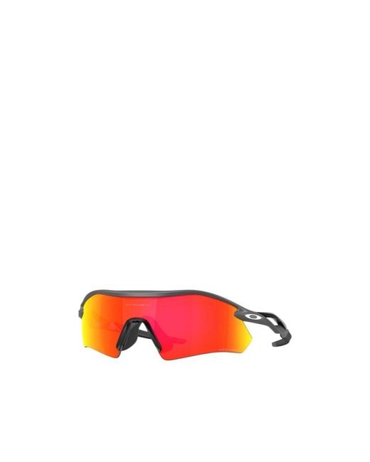 Oakley Red Radar Plate Shield Sunglasses for men
