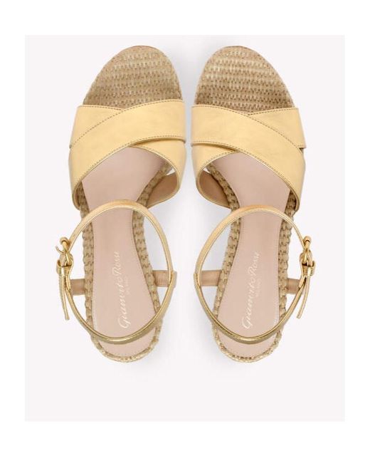 Gianvito Rossi Natural Bebe Platform Sandals