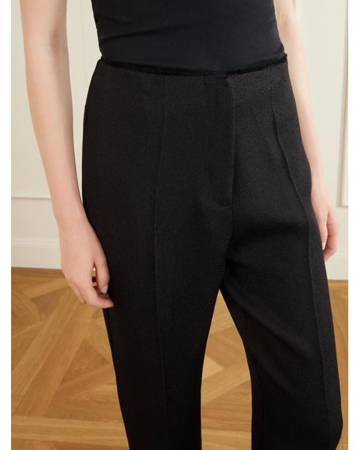 TOVE Black Oran Straight-Leg Casual Pants