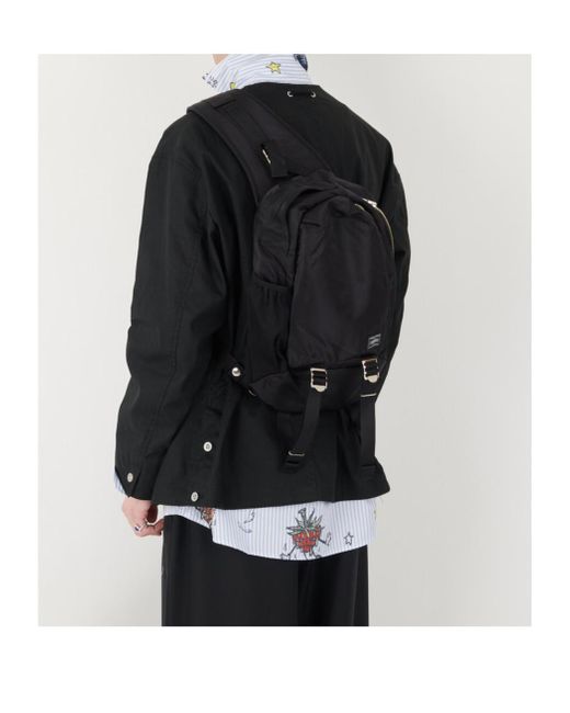Comme des Garçons Black Zippered Shoulder Bag for men