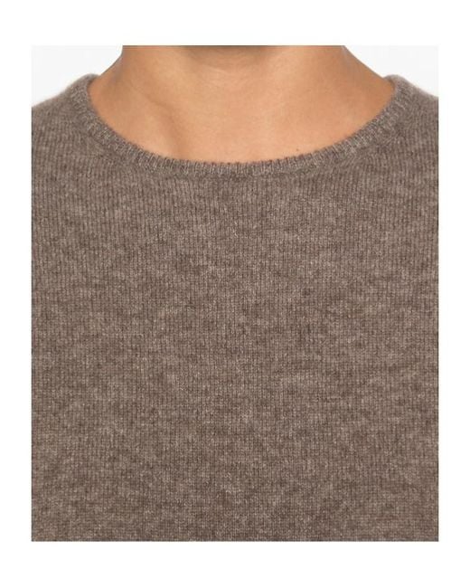 Co. Brown Ribbed-Trim T-Shirt