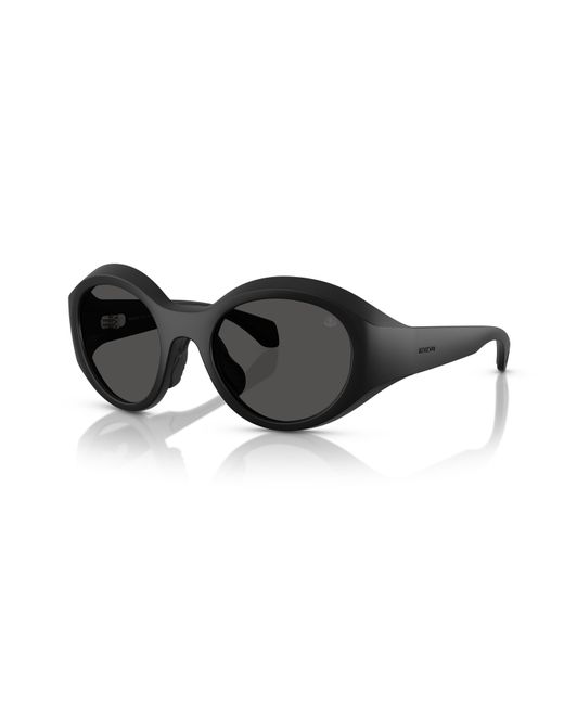 Moncler Black Eyewear Round Frame Sunglasses for men