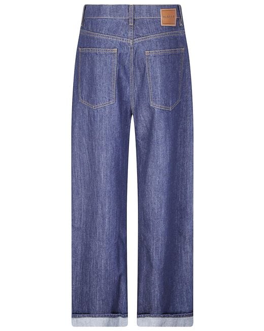P.A.R.O.S.H. Blue Belt-Loop Jeans