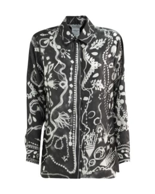 Max Mara Black Long-Sleeved Shirt