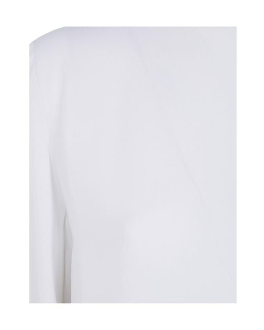 Giorgio Armani White Long-Sleeved Top