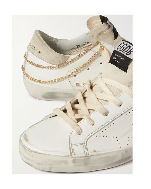 Golden Goose Deluxe Brand White Superstar Imitation Casual Sneakers