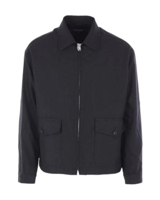 Comme des Garçons Blue Homme Long-Sleeved Zip-Up Jacket for men