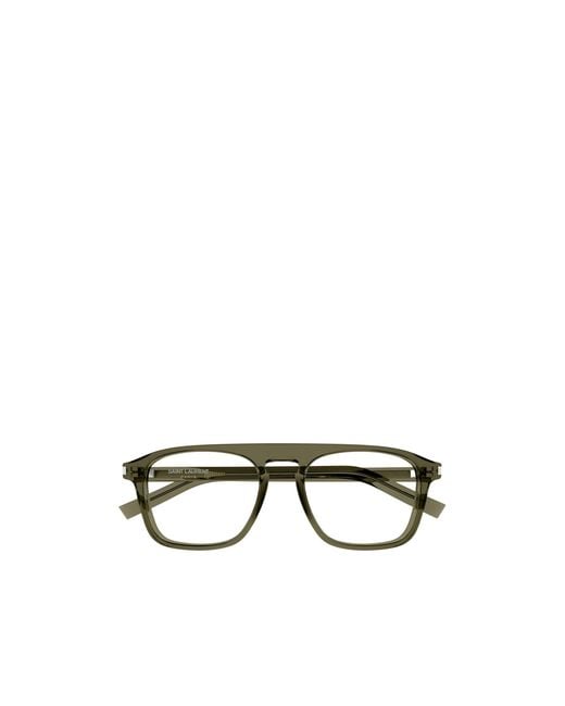 Saint Laurent Multicolor Eyewear Sl 157 Rectangular Glasses for men