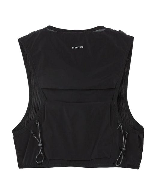 Satisfy Black Utility Running Performance Jacket for men