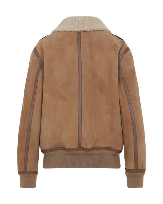 Ralph Lauren Brown Collection Two Way Zipped Bomber Jacket