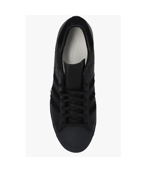 Y-3 Black Superstar Low-Top Sneakers for men
