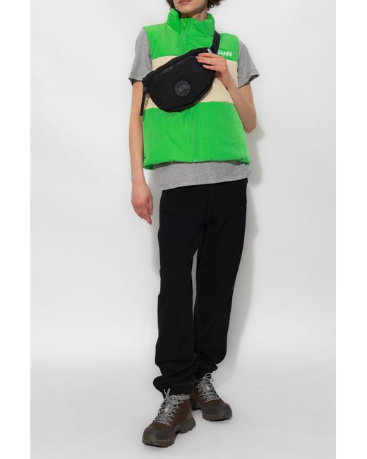 Ganni Black Logo-Embroidered Trousers