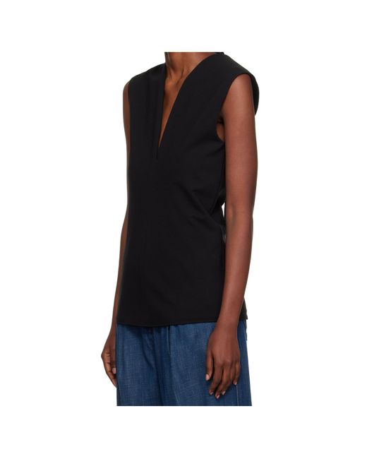 Lanvin Blue Sleeveless Vest