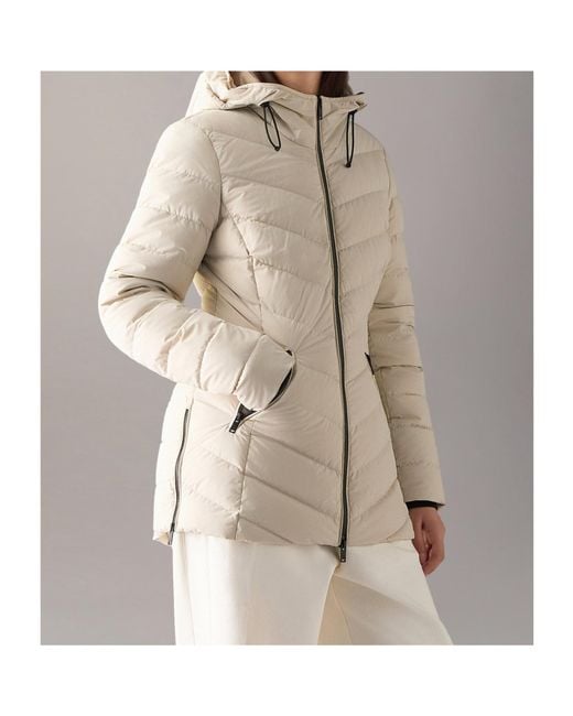 Moose Knuckles Natural Roselawn Hooded Jacket