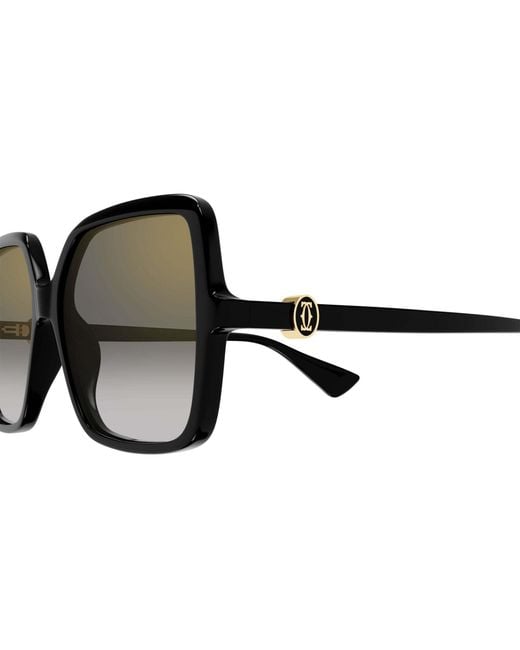 Cartier Multicolor Square Frame Sunglasses