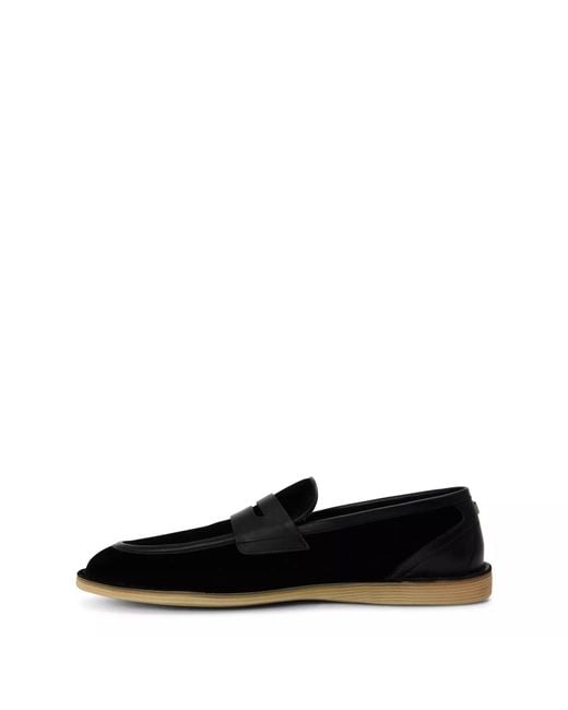 Dolce & Gabbana Black Dorada Loafers for men