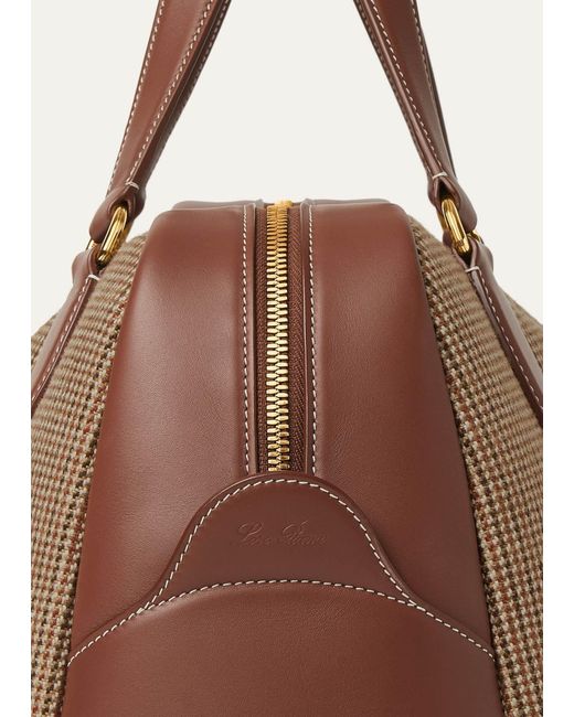 Loro Piana Brown Needle Medium Handbag
