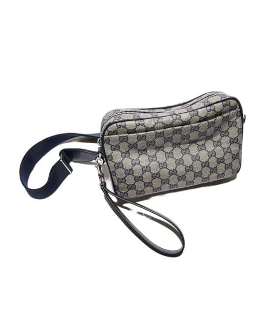 Gucci Gray Essence Classic Small Crossbody Bag for men