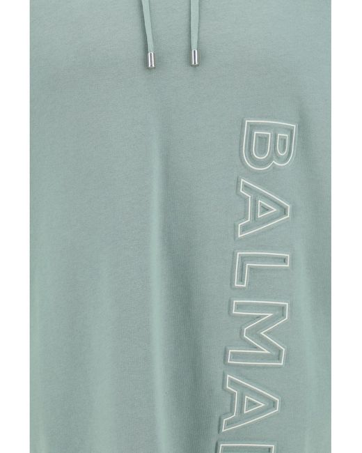 Balmain Green Sweatshirts for men
