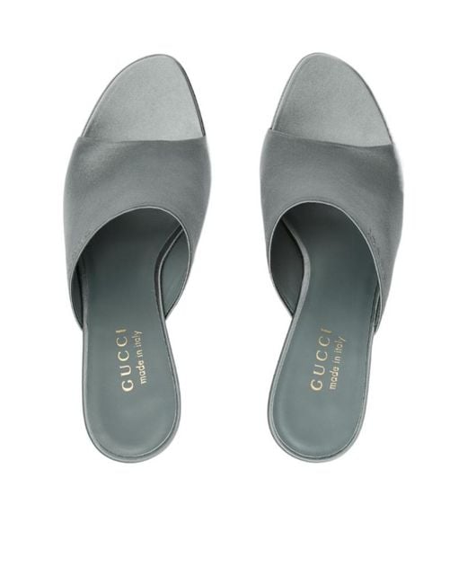 Gucci Gray Slide Sandal