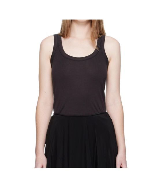 Lemaire Black Strappy Top