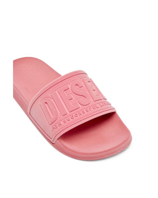 DIESEL Pink Sa-Mayemi Slides
