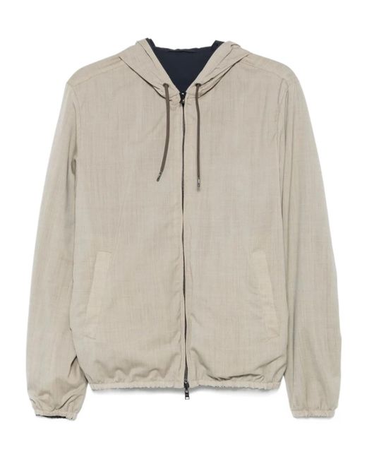 Herno Natural Short Reversible Jacket for men