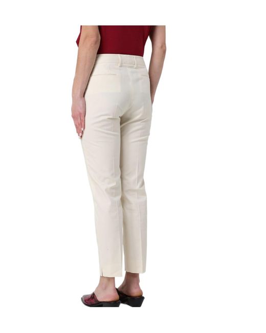 Pt Pantaloni White Pt Torino New York Slim-Fit Pants