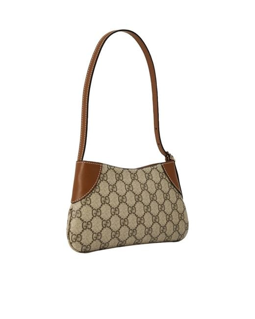 Gucci Metallic Printed Shoulder Bag