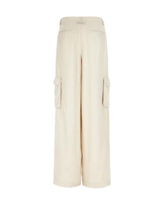 Iceberg White Cargo-Pocket Trousers