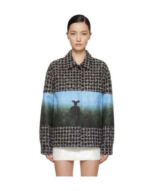 Marissa Chiara Gray Long-Sleeved Casual Jacket