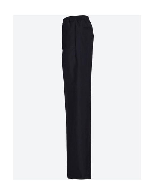 Givenchy Blue 4G Embroidered Elastic Waist Pants for men