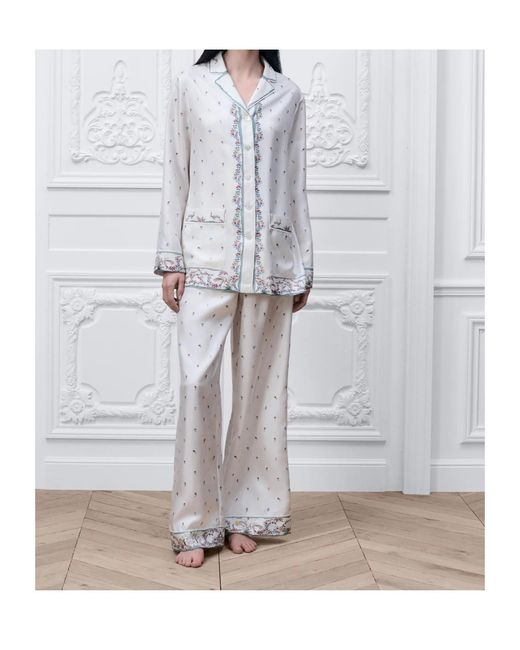 Dior White Amour Pants