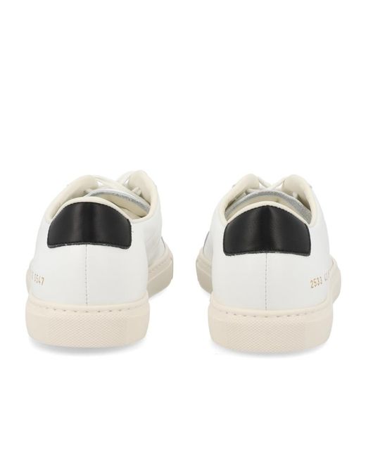 Common Projects White Achilles Slim Retro Low-Top Sneakers for men
