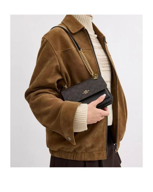 COACH Black Mini Claire Crossbody Bag