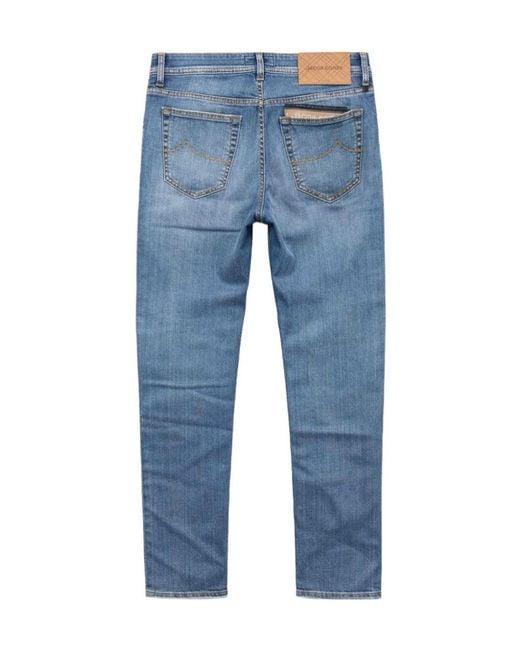 Jacob Cohen Blue Jeans With Belt Loops for men