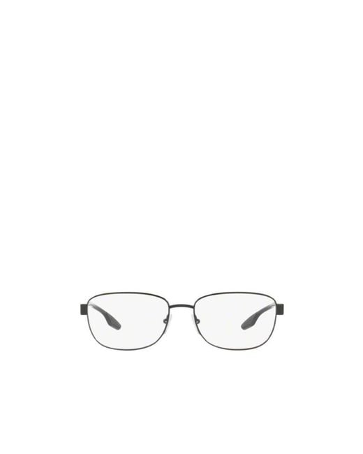 Prada White Logo Flat Mirror