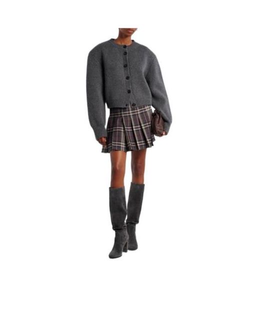 Gianvito Rossi Black Suede Knee-High Boots