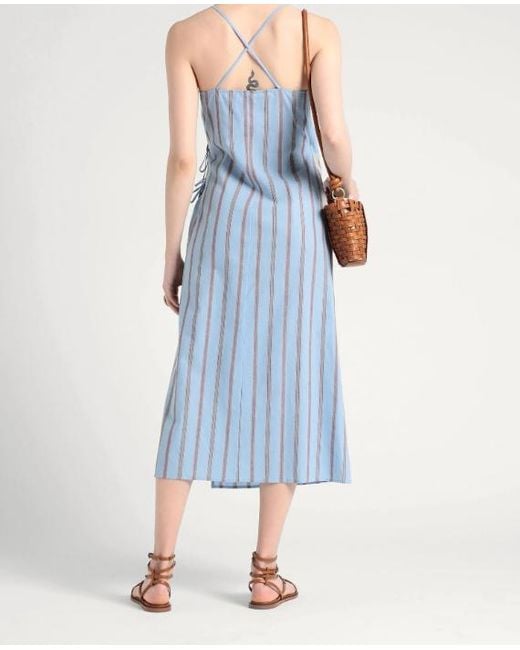 MAX&Co. Blue Midi Dresses