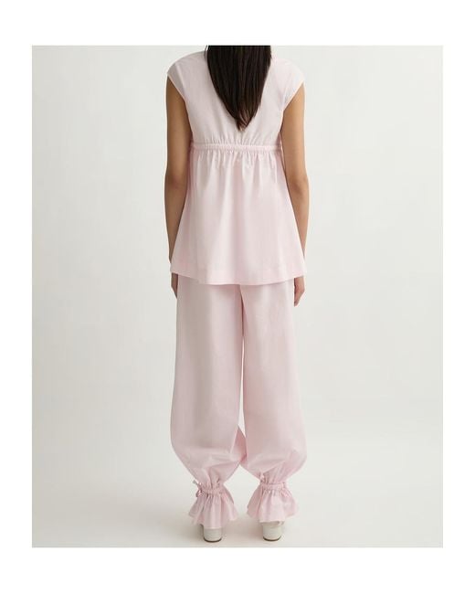 Posse Pink V-Neck Sleeveless Top