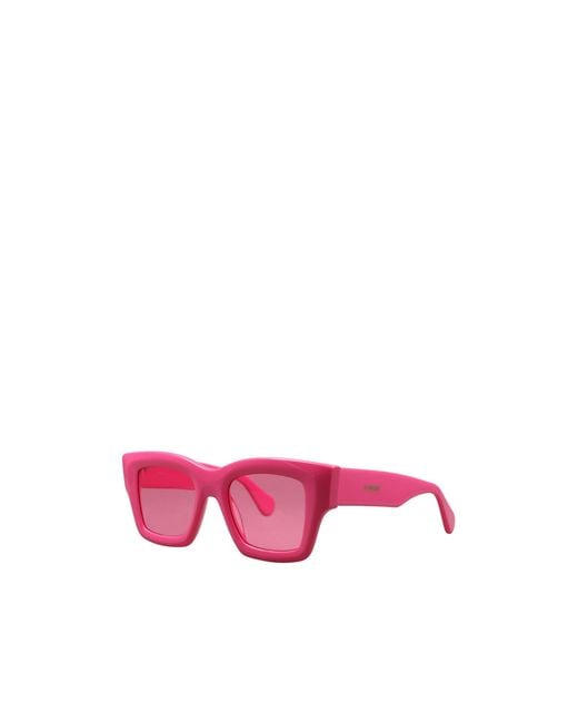 Jacquemus Pink Solid Color Sunglasses