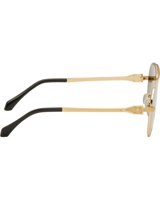 Versace Yellow Avanti Pilot Sunglasses for men