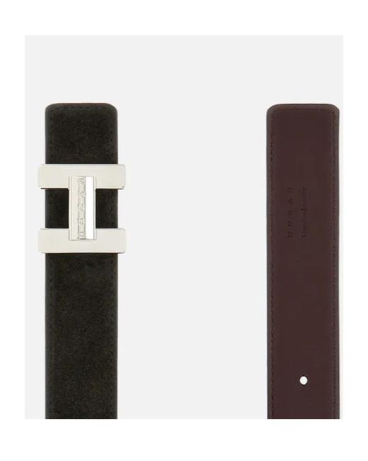 Hogan White Reversible Belt
