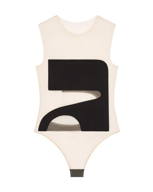 Courreges Black Courrèges Cut-Out Detailed Bodysuit