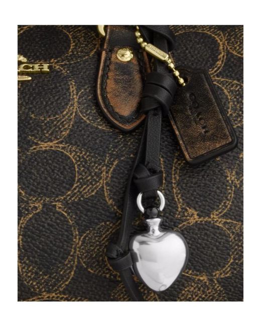 COACH Black Mini Rowan Crossbody Bag