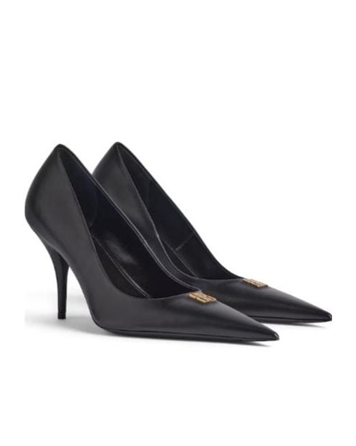 Balenciaga White Avenue Bb Editor Pumps