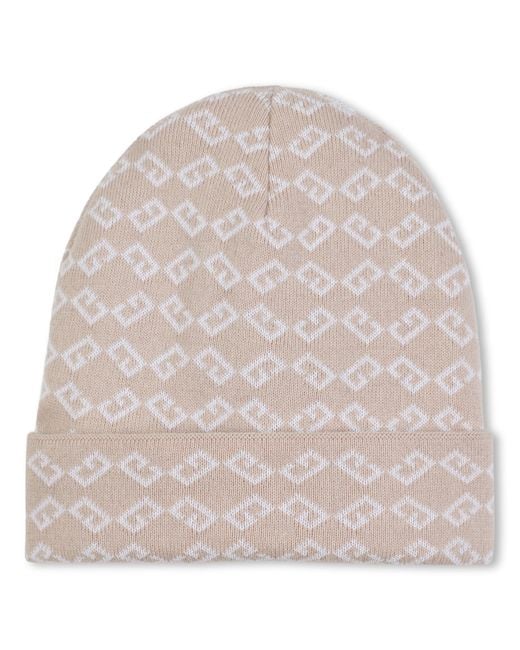 Givenchy Natural Logo-Embroidered Beanie Hat