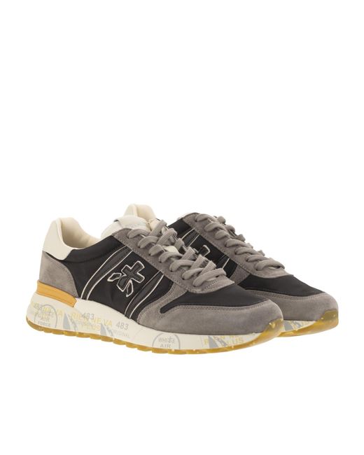 Premiata Multicolor Logo Sneakers for men