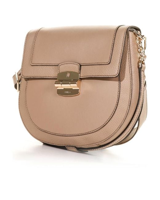 Furla Natural Logo Shoulder Bag